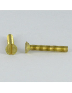 Tornillo metales Latón cabeza fresada/testa svasat ranura...
