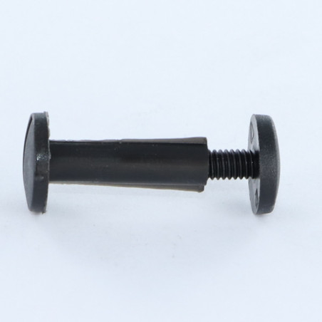 1 x Tornillo encuadernador M6X20 diámetro Tubo 8 nylon nero 2 piezas macho hembra