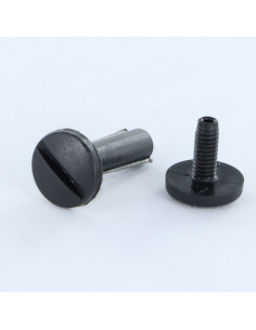 Tornillo encuadernador M4X45 diámetro Tubo 5 nylon nero 2... 2