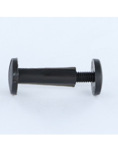 Tornillo encuadernador M6X10 diámetro Tubo 8 nylon nero 2...