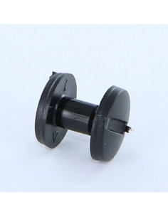Tornillo encuadernador M4X8 diámetro Tubo 5 nylon blanco... 2