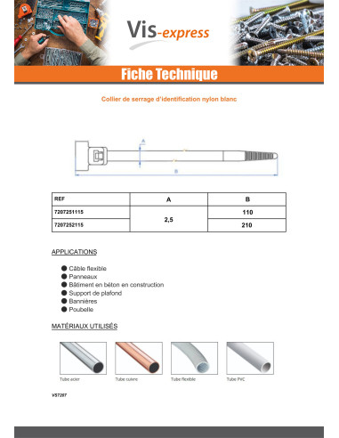 1 x Abrazaderas de sujeción inox IDENTIFICACIÓN...