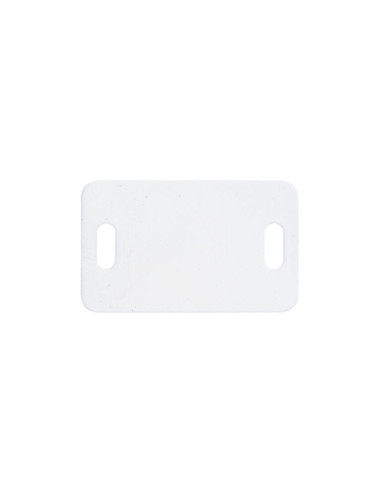 1 x LÁMINA IDENTIFICACIÓN nylon blanco 26,4 x 16,2