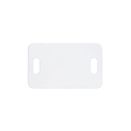 1 x LÁMINA IDENTIFICACIÓN nylon blanco 26,4 x 16,2