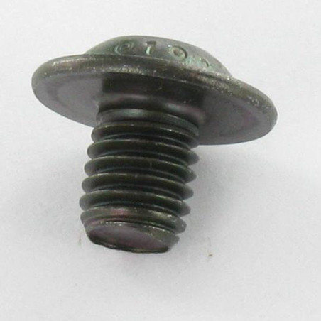 1 x Tornillo metales Cabeza Abombada con Hueco hexagonal resalto reborde M8X40 llave de 5 clase 10.9 Acero bruto