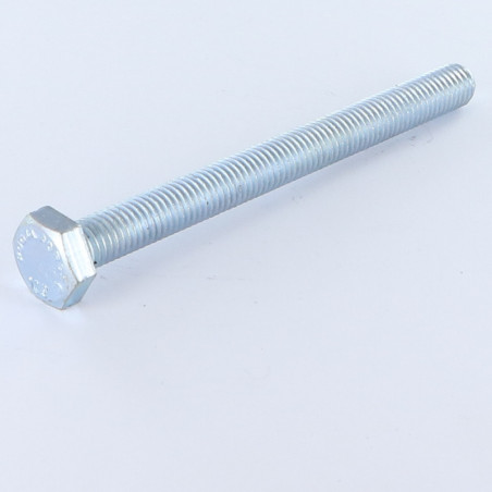 1 x Tornillo metales cabeza hexagonal M20X140 clase 10.9 Acero cincado blanco