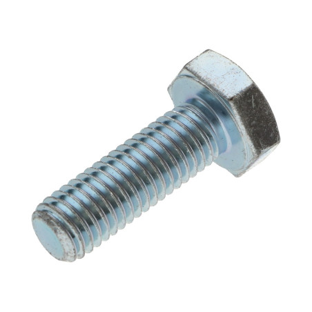 1 x Tornillo metales cabeza hexagonal M16X60 clase 10.9 Acero cincado blanco
