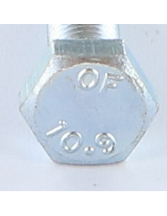 Tornillo metales cabeza hexagonal M8X20 clase 10.9 Acero... 2
