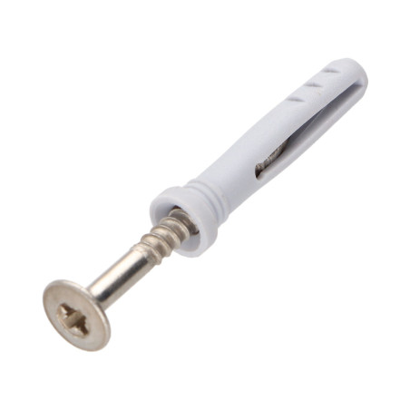 1 x Taco para clavar cabeza cilíndrica 5X30 Tornillos Inox 3X35