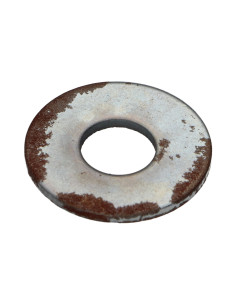 Arandela plano M10X27X2 L Acero cincado blanco OXIDADO