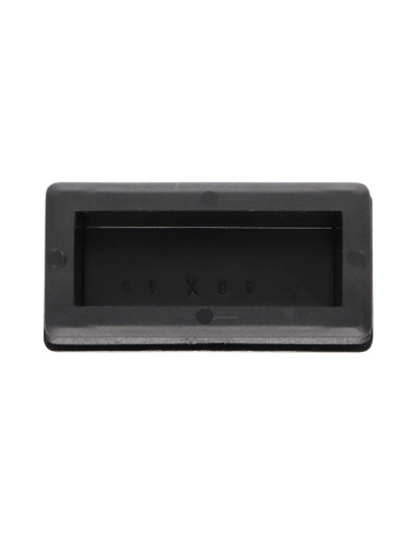 1 x Tapón rectangular para tubo 80X40 Spessore...
