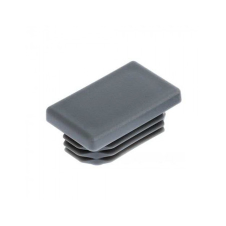 1 x Tapón rectangular para tubo 120X100 EPTUB 3.5 con 6 polietileno negro