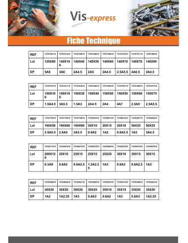 1 x Tapón rectangular para tubo 150X30 Spessore...