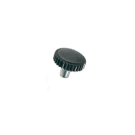 1 x Tornillo metales cabeza fresada nylon nero varilla Acero cincado blanco M6X50