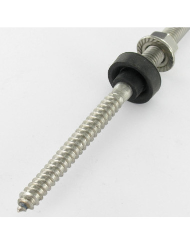 1 x Tornillos para paneles solares SW9 12X300...