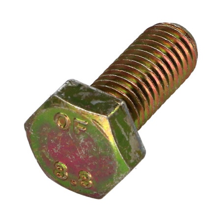 1 x Tornillo metales cabeza hexagonal M8X12 Clase 8.8 Bicromato