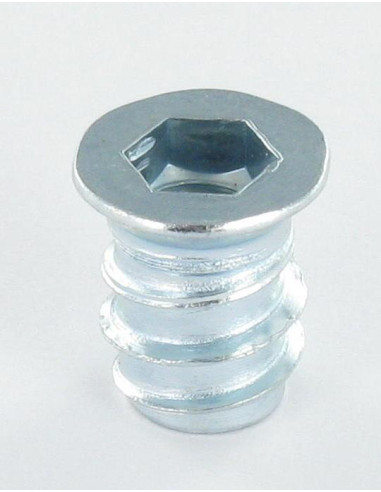 1 x Tuerca llave de 6 M6 12X13 Acero cincado...