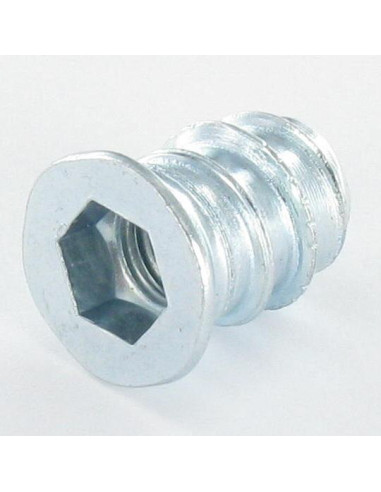 1 x Tuerca llave de 6 M6 12X13 Acero cincado...