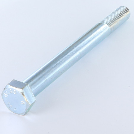 1 x Cuerpo de perno roscado parcial cabeza hexagonal M16X180 clase 10.9 Acero cincado blanco