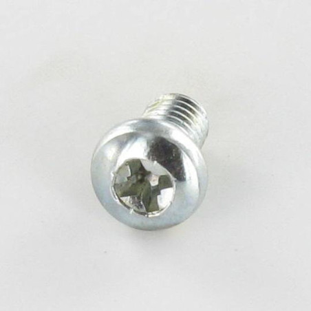 1 x Tornillo metales cabeza cilíndrica abombada Pozi PZ4 M5X55 Acero cincado blanco
