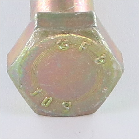 1 x Cuerpo de perno roscado parcial cabeza hexagonal M16X130 clase 10.9 Bicromato