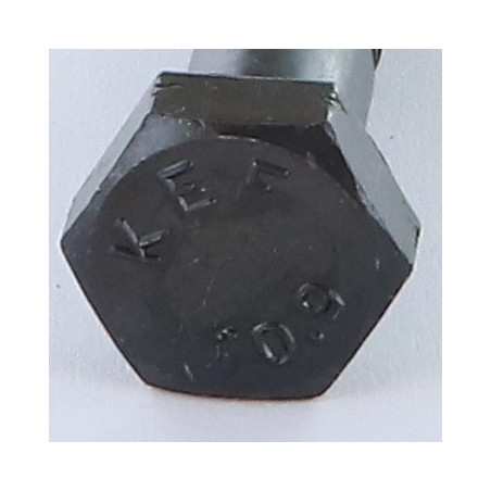 1 x Cuerpo de perno roscado parcial cabeza hexagonal M10X80 clase 10.9 Acero bruto
