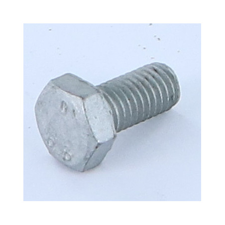 1 x Tornillo metales cabeza hexagonal M10X25 Clase 6.8 Acero bruto GEOMET 500B