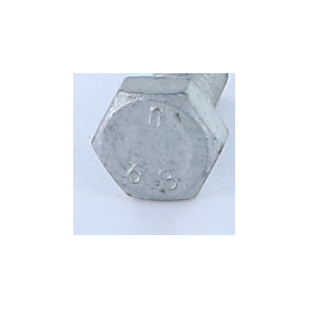 1 x Tornillo metales cabeza hexagonal M10X25 Clase 6.8 Acero bruto GEOMET 500B