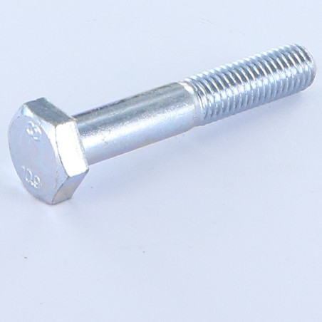 1 x Cuerpo de perno roscado parcial cabeza hexagonal M22X100 clase 10.9 Acero cincado blanco