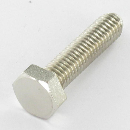 1 x Tornillo metales Latón niquelado cabeza hexagonal M4X20