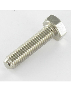 Tornillo metales Latón niquelado cabeza hexagonal M4X20 2