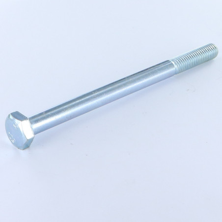1 x Cuerpo de perno roscado parcial cabeza hexagonal M12X100 clase 10.9 Acero cincado blanco