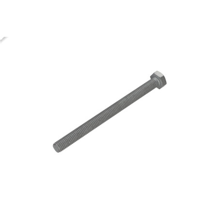 1 x Tornillo metales cabeza hexagonal M8X100 Clase 6.8 Acero bruto GEOMET 500A