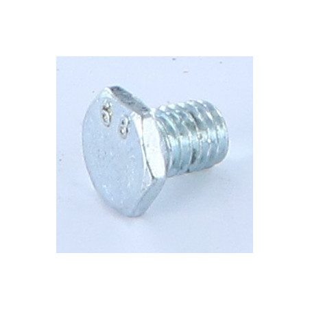 1 x Tornillo metales cabeza hexagonal M10X20 Clase 4.8 Acero cincado blanco