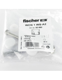 EQUIPO Fijación WC Tornillos Latón 6X70 Fischer