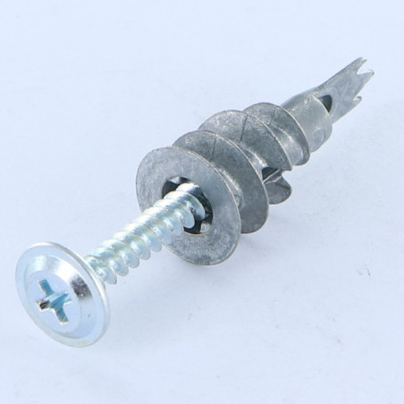 1 x Taco metálico Tornillo autoperforante RAWLPLUG 13X31 con Tornillo