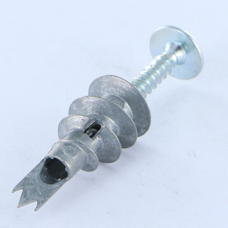 1 x Taco metálico Tornillo autoperforante RAWLPLUG 13X31 con Tornillo