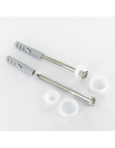 1 x EQUIPO Fijación WC Tornillos Inox 6X70 Fischer