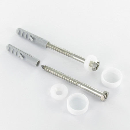 1 x EQUIPO Fijación WC Tornillos Inox 6X70 Fischer