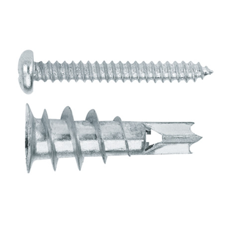 1 x Taco metálico Tornillo autoperforante RAWLPLUG Zamak 12X32 con Tornillo