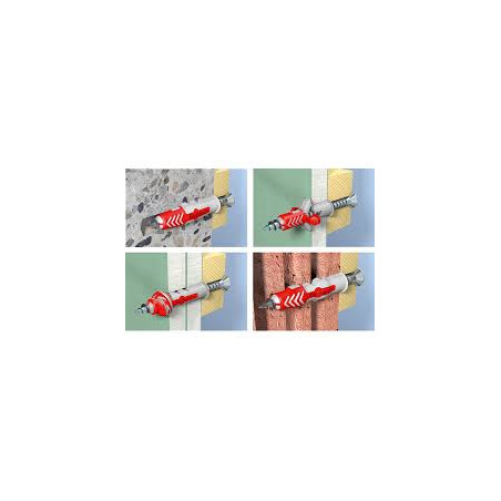 1 x Taco Nylon DUOPOWER Fischer 8X65 sin Tornillos