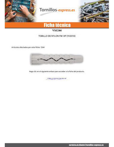 1 x Taco Nylon 10X65 FM-XP