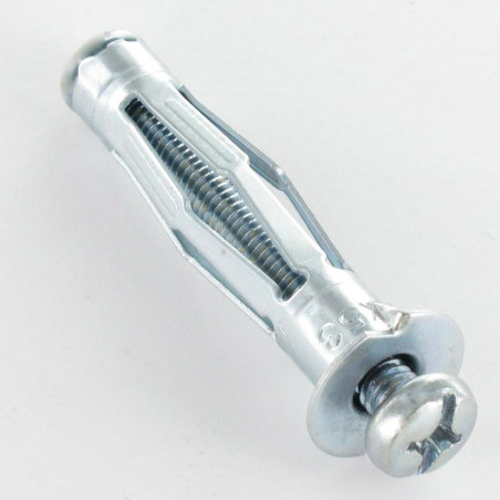 1 x Taco metálico para placa de yeso con Tornillos M6X89 RAWLPLUG