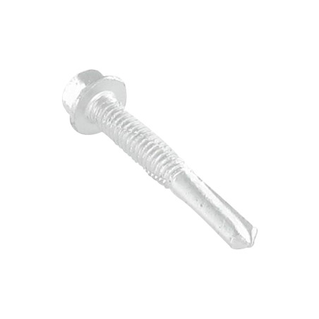 1 x Tornillo autoperforante Bimetal cabeza hexagonal resalto reborde 5.5X50 Bimetal Acero / Inoxidable A2