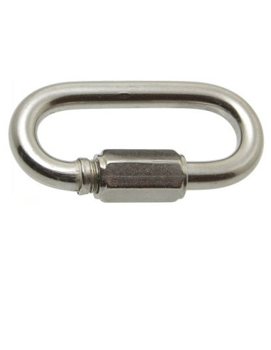 1 x Eslabón rápido Inoxidable A4 4