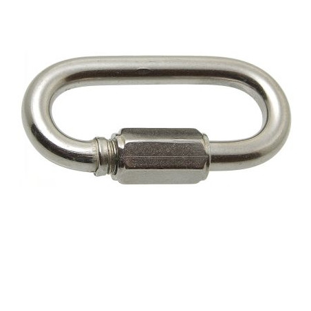 1 x Eslabón rápido Inoxidable A4 4