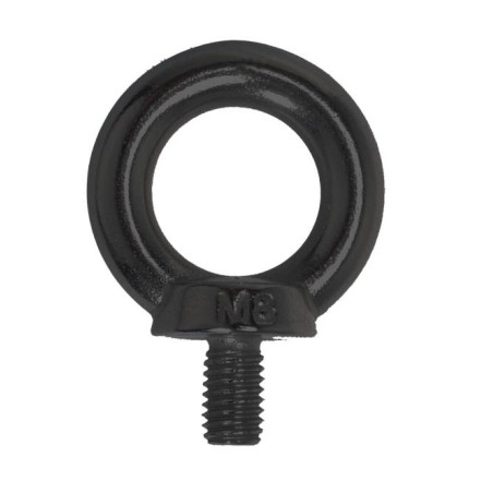 1 x Tornillos Anilla de elevación M8X36 Inoxidable A4 Negro