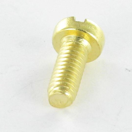 1 x Tornillo metales Latón cabeza cilíndrica ranura M4X35
