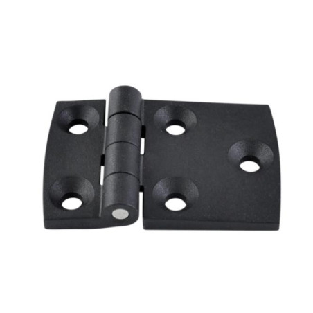 1 x Bisagra asimétrico 80X40 nylon nero
