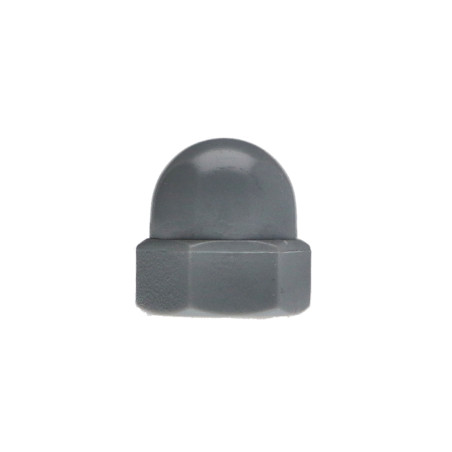 1 x Tuerca ciega Nylon Gris claro M8